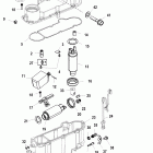 225 PRO XS (3.0L DFI) 1B104549 THRU 1B426560 Vapor separator components