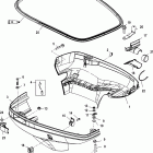 200 (DFI) 3.0L 1B417702 THRU 1B504988 Нижняя часть колпака