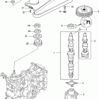 30 EFI (3 CYL.)(4-STROKE) 0R106999 & Up Распредвал / масляный насос