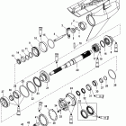 200 VERADO (4-STROKE)(4 CYL.) 1B517159 & Up Корпус редуктора, вал гребного винта - обратное вр...