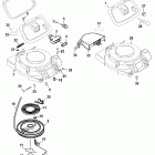 15 (4-STROKE) 0G590000 THRU 0G760299 Ручной стартер