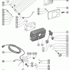 140 5443030 AND UP Remote control assembly (electric) (use on mariner...