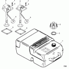 15 1B000001 & Up Топливный бак в сборе (3,2 галлонов)