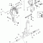 30 (2 CYL.) 1B000001 & Up Струпина крепления к транцу