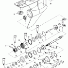 200 (DFI) 0T599000  THRU 0T800999 Корпус редуктора, вал гребного винта - обратное  в...