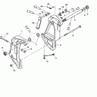 225 (3.0L EFI) 0G129222 THRU 0G760299 Transom brackets(s / n-0g589999 and below)