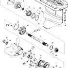 30 (4-STROKE) 0G760300 THRU 0T408999 Gear housing(prop shaft - 2.31:1 - s / n-0t625303 ...
