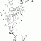 30 (4-STROKE) 0G760300 THRU 0T408999 Поворотный кронштейн