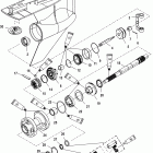 200 (DFI) 0T599000  THRU 0T800999 Корпус редуктора, вал гребного винта - стандарт.вр...