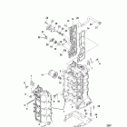 115 EFI (4-STROKE) 0T801000 THRU 1B226999 Блок цилиндров