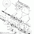 140 JET 0G303046 THRU 0G760299 Корпус редуктора, вал гребного винта( s / n-0g4379...
