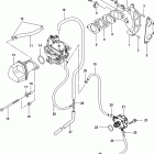 20 Carb(2CYL)(4-STROKE) 0R235168 & Up Intake manifold and fuel pump