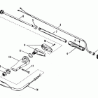 20XD (2 CYL.) 7209533 THRU 0A730006 Steering handle assembly (mariner)(manual)