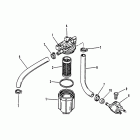 9.9 0A197112 THRU 0D280999 Топливный фильтр