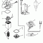 225 SEAPRO (3.0L CARB) 0G245605 THRU 0G760299 Мотор гидроподъема Power Trim