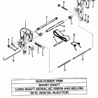 50 (3 CYL.) 0B122930 THRU 0D000749 Clamp bracket(short)(long-0c160935 & below)(60el n...