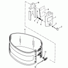 115 (6 CYL.) 7208848 AND UP Cowling and front cover (gray)