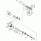 20 (2 CYL.) 0A730007 & Up Корпус редуктора , гребной вал