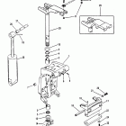 90 (3 CYL.) 0C222000 THRU 0D283221 Swivel bracket and steering arm(casting number 149...