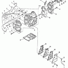 15C M-684-000101 AND UP Crankcase and cylinder head