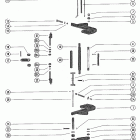 140 7132513 THRU 7150412 Clamp bracket and reverse lock