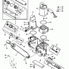 100 (4 CYL.) 0A722297 THRU 0D283221 Power trim components(three ram power trim design ...