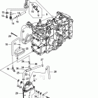 30 EFI (3 CYL.)(4-STROKE) 0R106999 & Up Fuel rail and vapor seperator