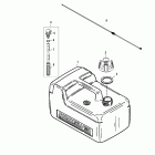 9.9 (4-STROKE)(209cc) 0R042475 & Up Топливный бак