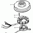 60 (3 CYL.) 0D000750 THRU 0G290584 Flywheel (55)