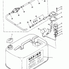15C M-684-000101 AND UP Fuel tank and fuel line assembly