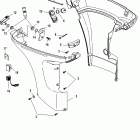 30 Carb (3 CYL.)(4-STROKE) 0T409000 THRU 1B226999 Нижняя часть колпака