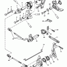 15 SEA PRO 0G438000 THRU 0G760299 Throttle and shift linkage(tiller handle models)