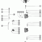 140 7132513 THRU 7150412 Carburetor linkage and choke solenoid