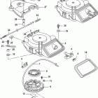 20 Carb(2CYL)(4-STROKE) 0R235168 & Up Ручной стартер