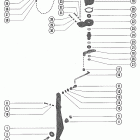 140 5443030 AND UP Throttle lever and link rods