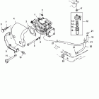 15 (2 CYL.) (International) 0N055285 & Up Air silencer and fuel lines