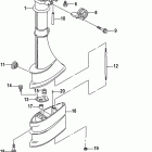 2 (4-STROKE) Carb 0R131842 & Up Корпус вертикального вала