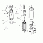 200 (3.0L EFI) 0T750164 THRU 0T800999 Starter motor(225-s / n-0t467441 / 250-s / n-0t467...