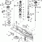 200 (3.0L DFI)(DTS) 1B504989 & Up Gear housing, driveshaft-standard / counter rotati...