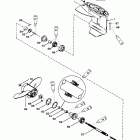 15 (4-STROKE) 1B227000 & Up Корпус редуктора, гребной вал(gear ratio - 2.42:1 ...