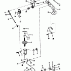 20XD (2 CYL.) 7209533 THRU 0A730006 Throttle and shift linkage (mariner)(manual)