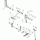 40A (ABOVE PROP. EXHAUST) 676-A007736 ANU UP      (M) Gear shift linkage