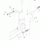25 (4-STROKE) 0T409000 THRU 1B344298 Крепление механизма гидроподъема Power Trim