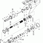 300 VERADO (4-STROKE)(6 CYL.) 1B517434 & Up Корпус редуктора, вал гребного винта - обратное вр...