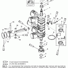 250 (3.0L EFI) 0G760300 THRU 0T408999 Коленчатый вал, поршни и шатуны