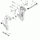 225 (3.0L EFI) 0G129222 THRU 0G760299 Transom brackets(s / n-0g590000 and up)