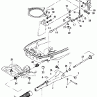 15 (2 CYL.) (International) 0N055285 & Up Throttle linkage / steering handle