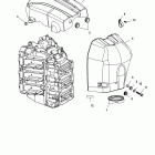 200 (3.0L EFI) 0T750164 THRU 0T800999 Attenuator / flywheel cover