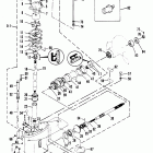 40C (TWIN CARB) 6E9-100101 THRU 6E9-105013      (E) Gearhousing assembly