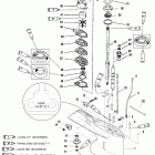 140 JET 0G303046 THRU 0G760299 Gear housing(driveshaft-standard-s / n-0g437999 & ...